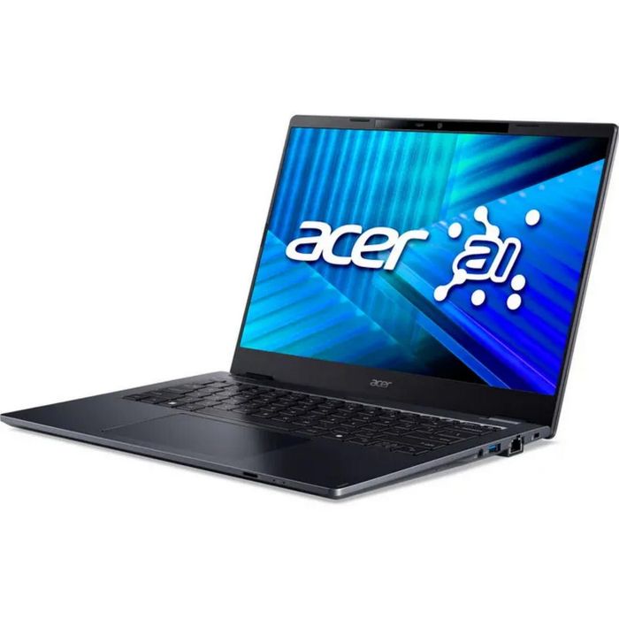 Ноутбук Acer TravelMate TMP414-55 14" WUXGA IPS, Intel U7-255U, 64GB, F1TB, UMA, Lin, синий