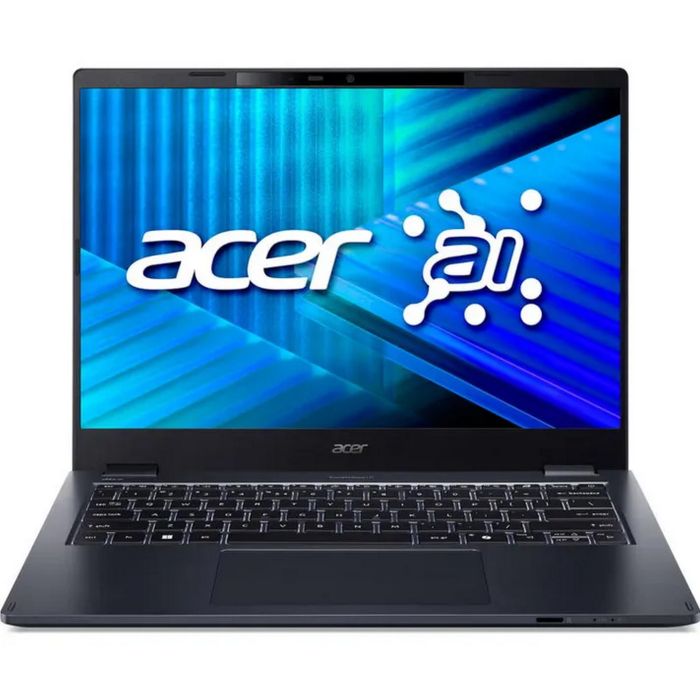Ноутбук Acer TravelMate TMP414-55 14" WUXGA IPS, Intel U7-255U, 32GB, F1TB, UMA, Lin, синий