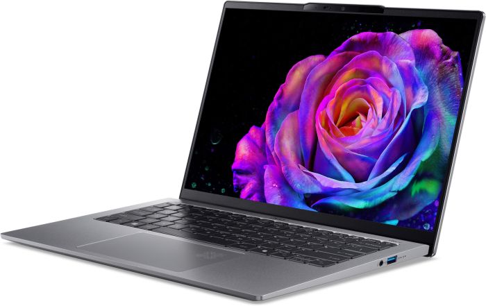 Ноутбук Acer Swift Go 14 SFG14-64 14" WUXGA OLED, AMD R5-340, 16GB, F512GB, UMA, Win11, серебристый