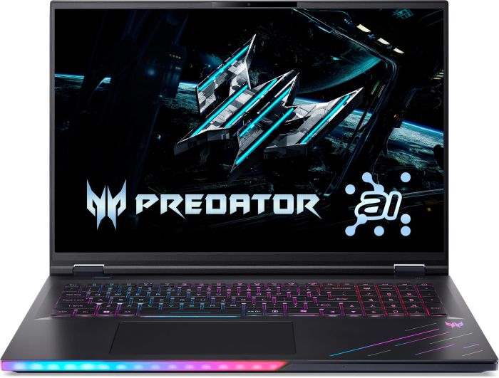 Acer Notebook Predator Helios 18 PH18-73 18" WQXGA IPS, Intel U9-275HX, 64GB, F2TB, NVD5080-16, Lin, black