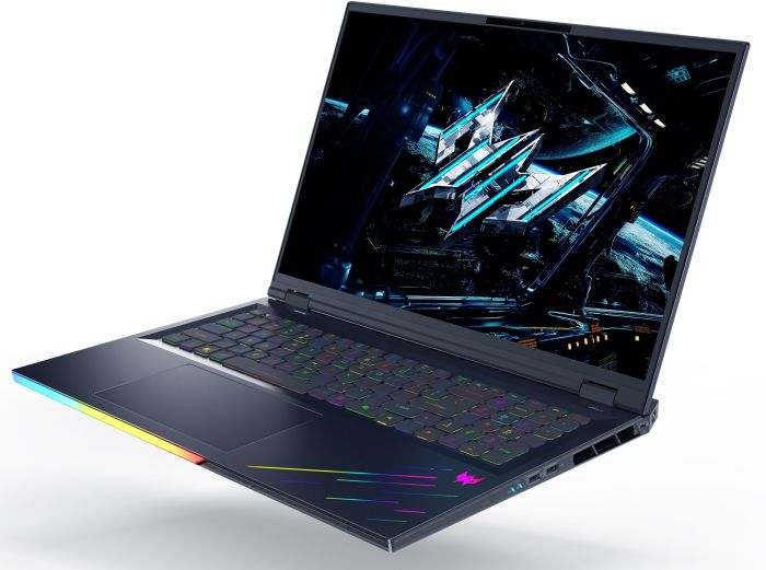 Acer Notebook Predator Helios 18 PH18-73 18" WQXGA IPS, Intel U9-275HX, 64GB, F2TB, NVD5080-16, Lin, black