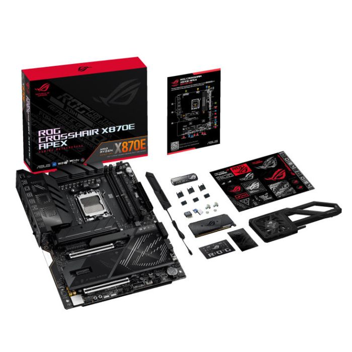 Материнcька плата ASUS ROG CROSSHAIR X870E APEX sAM5 X870E 2xDDR5 M.2 USB Type-C WiFi BT ATX