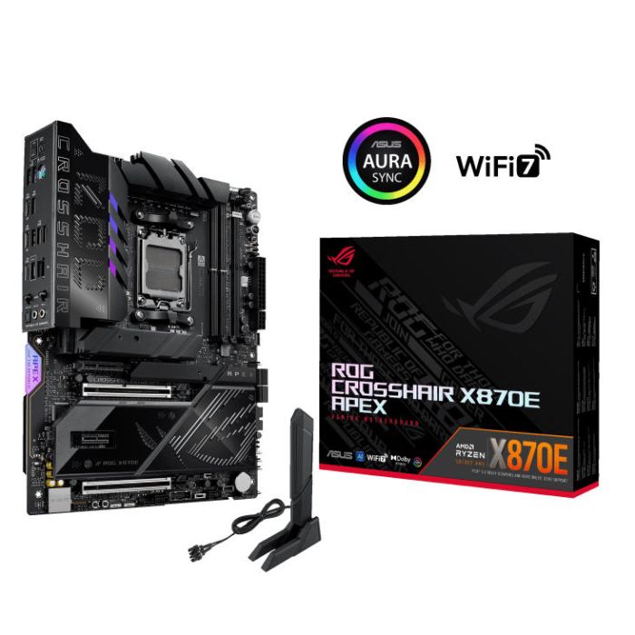 Материнcька плата ASUS ROG CROSSHAIR X870E APEX sAM5 X870E 2xDDR5 M.2 USB Type-C WiFi BT ATX
