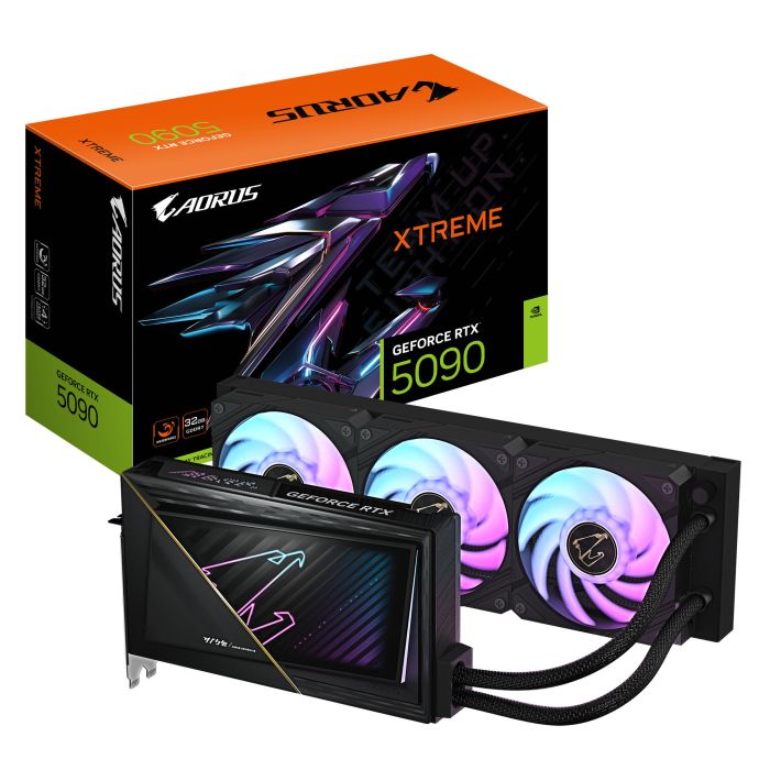 Відеокарта GIGABYTE GeForce RTX 5090 32GB GDDR7 AORUS XTREME WATERFORCE