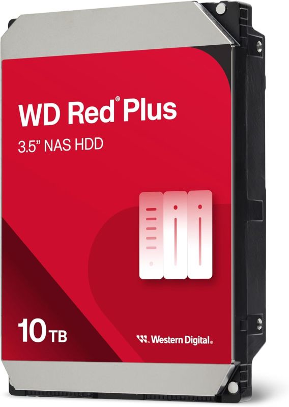 Жорсткий диск WD 10TB 3.5" 7200 512MB SATA Red Plus NAS