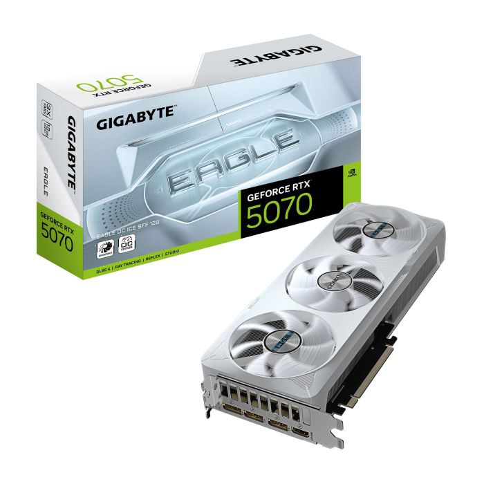 Видеокарта GIGABYTE GeForce RTX 5070 12GB GDDR7 EAGLE OC ICE