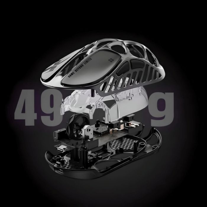 Миша GravaStar Mercury X, BT/WL/USB-A, RGB, сірий