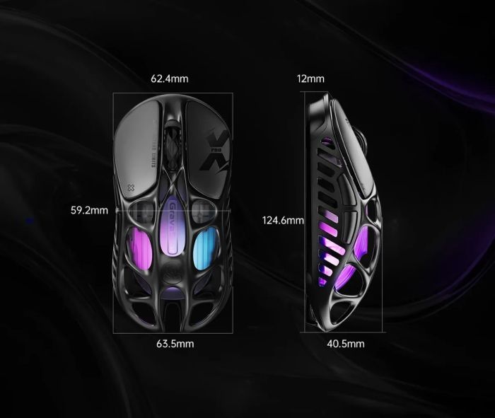 GravaStar  Mercury XPro Wireless Gaming Mouse+8K Dongle