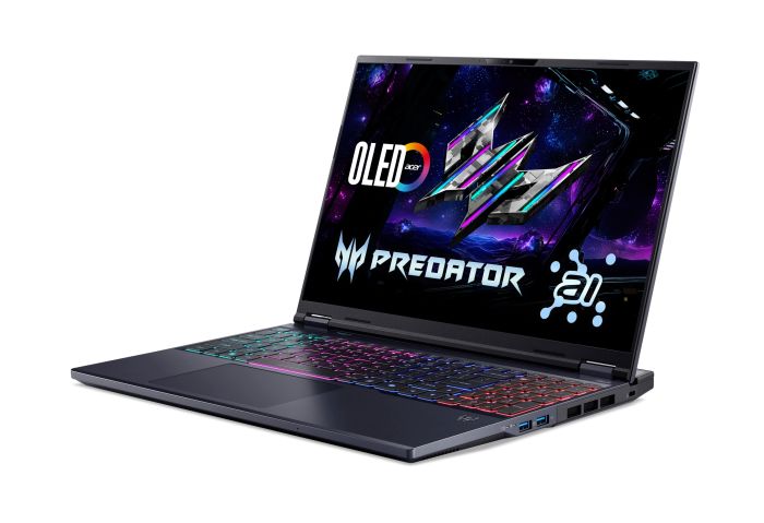 Acer Notebook Predator Helios Neo 16 PHN16-73 16" WQXGA, Intel U9-275HX, 64GB, F1TB+1TB, NVD5070Ti-12, Lin