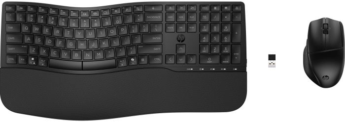 Комплект клавиатура та мышь HP 680 Comfort Dual-Mode, BT, EN/UK, чёрный
