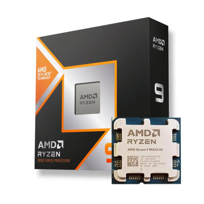 AMD CPU Ryzen 9 9950X3D 16C/32T 4.3/5.7GHz Boost 128Mb Radeon Graphics AM5 170W w/o cooler Box