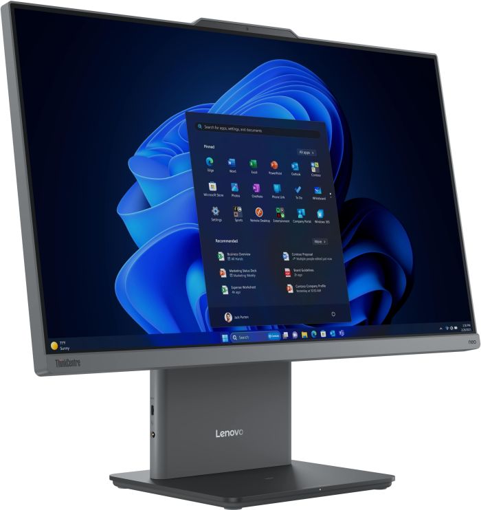 Комп'ютер персональний моноблок Lenovo ThinkCentre neo 50a 24-G5 23.8" FHD IPS AG, Intel i3-1315U, 8GB, F256GB, UMA, WiFi, кл+м, без ОС, сірий