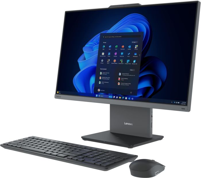 Комп'ютер персональний моноблок Lenovo ThinkCentre neo 50a 24-G5 23.8" FHD IPS AG, Intel i3-1315U, 8GB, F256GB, UMA, WiFi, кл+м, без ОС, сірий