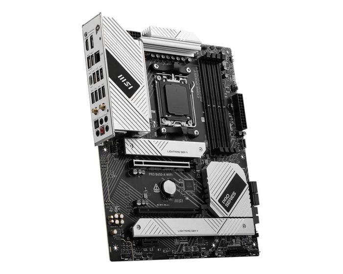 Материнcька плата MSI PRO B650-A WIFI sAM5 B650 4xDDR5 M.2 HDMI DP WiFi BT ATX