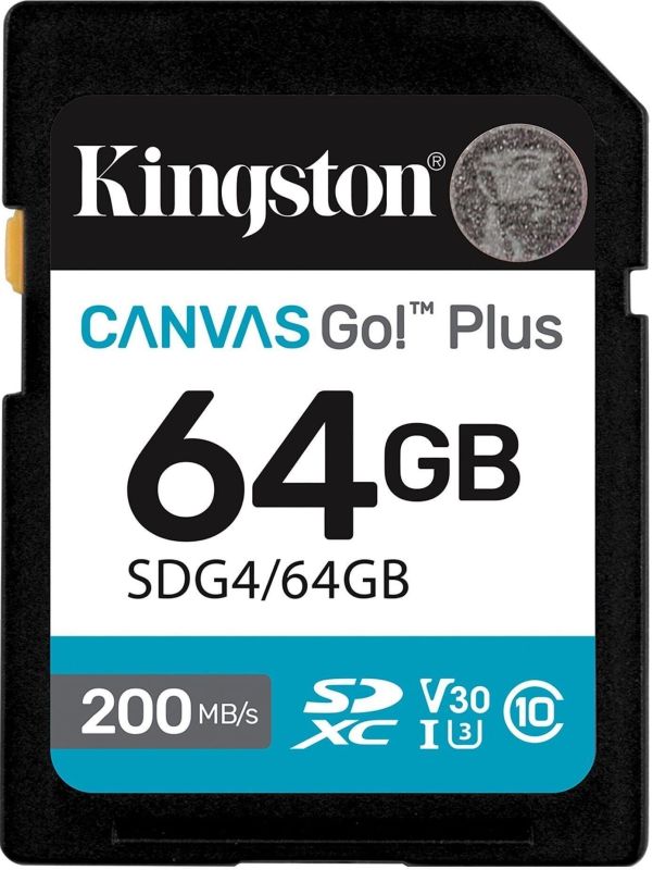 Kingston SD   64GB C10 UHS-I U3 V30 R200MB/s