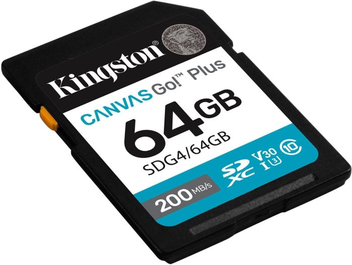 Kingston SD   64GB C10 UHS-I U3 V30 R200MB/s