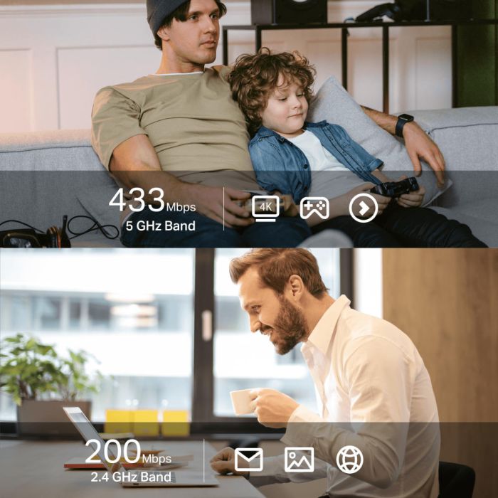 TP-LINK WiFi-adapter Archer T2UB nano AC600, USB, BT4.2