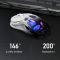 Мышь GravaStar Mercury M1 Pro, BT/WL/USB-A, RGB, черно-белый