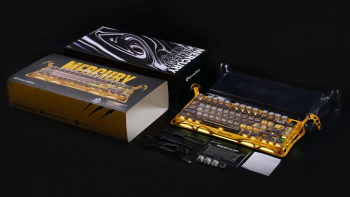 GravaStar Mercury K1 Pro 75% Wireless Mechanical Gaming Keyboard_Special Edition