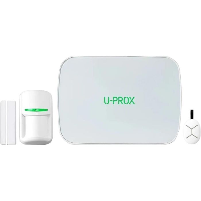Security alarm kit U-Prox MPX LE KF kit White, U-Prox MPX LE, U-Prox PIR, U-Prox WDC, U-Prox Keyfob B4, wireless, white