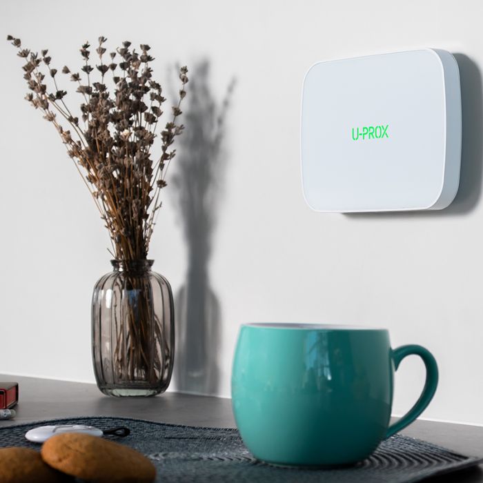 Комплект охранной сигнализации U-Prox MPX G KF kit White, U-Prox MPX G, U-Prox PIR, U-Prox WDC, U-Prox Keyfob, беспроводной, белый