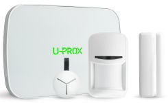 Комплект охоронної сигналізації U-Prox MPX G KF kit White, U-Prox MPX G, U-Prox PIR, U-Prox WDC, U-Prox Keyfob, бездротовий, білий