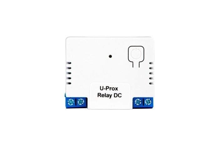Smart dry-contact relay for device control U-Prox Relay DC, 10.8–14.8 VDC, 10А, wireless