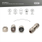 Коннектор DIGITUS CАТ 6A M12 F, X-coded, STP, IP67