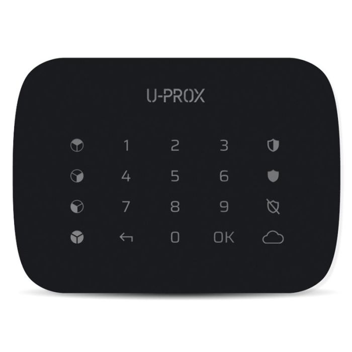 Беспроводная сенсорная клавиатура U-Prox Keypad G4 Black, 4 группы, беспроводной, чёрный