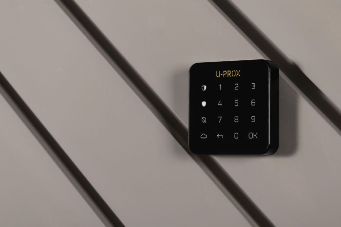 Беспроводная сенсорная клавиатура U-Prox Keypad G1 Black, 1 группа, беспроводной, чёрный