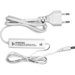 Блок живлення для охоронного приладу U-Prox PSU 0,7 White, 220V AC/12V DC, 700mA, jack 5,5x2,1mm, захист від КЗ, білий