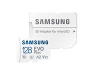Samsung microSD 128GB C10 UHS-I  R130MB/s Evo Plus + SD