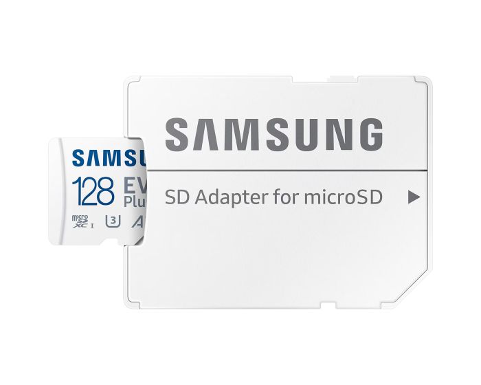 Карта памяти Samsung microSD 128GB C10 UHS-I  R130MB/s Evo Plus + SD