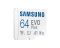Samsung microSD 64GB C10 UHS-I R130MB/s Evo Plus + SD