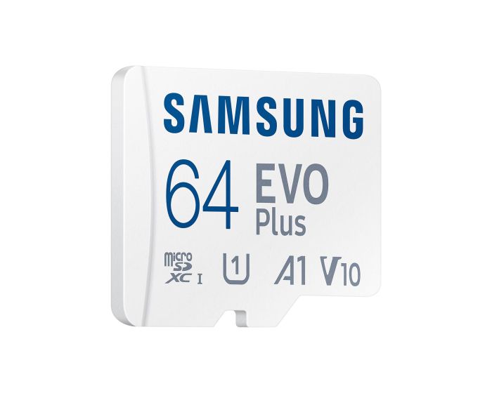 Samsung microSD 64GB C10 UHS-I R130MB/s Evo Plus + SD