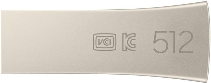 Накопитель Samsung  512GB USB 3.1 Type-A Bar Plus Серебро