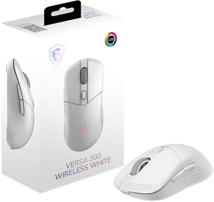 MSI Gaming Mouse VERSA 300 W WHITE, WIRELESS, RGB, WL