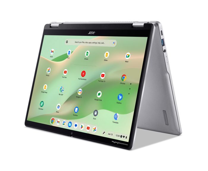 Acer Notebook Chromebook Spin CP314-2HN 14" WUXGA IPS Touch, Intel i3-N305, 8GB, F256GB, UMA, ChromeOS, silver