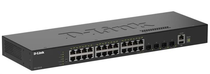 Комутатор   24xGE, 4xSFP+ Керований. L2+ D-Link DGS-1530-28