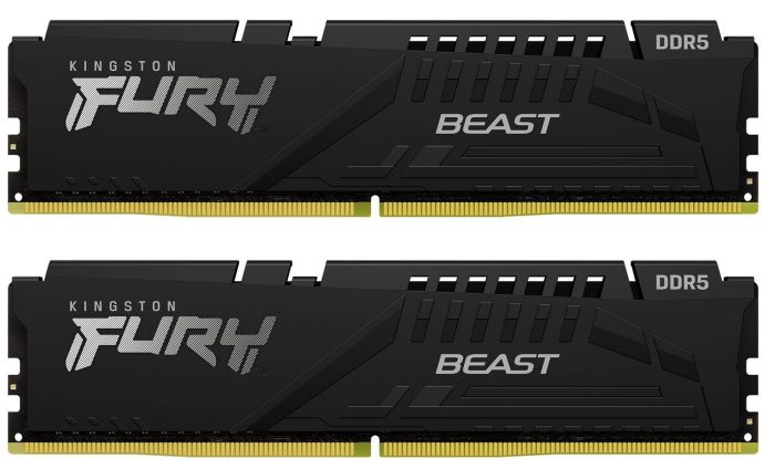 Память ПК Kingston DDR5 32GB KIT (16GBx2) 6000 FURY Beast  EXPO