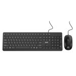 Комплект клавіатура та миша 2E MK405 USB-A, EN/UK/RU, чорний
