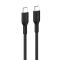 Belkin сable USB-C > USB-C charge/data, 1m, 240W, Type-C, BRAIDED, black