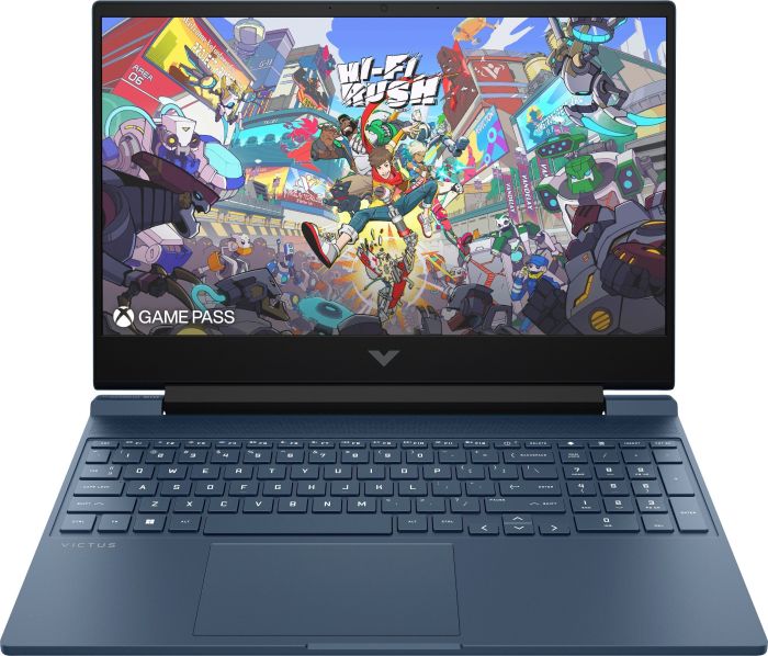 Ноутбук HP Victus 15-fb3049ua 15.6" FHD IPS AG, AMD R5-8645HS, 16GB, F512GB, NVD3050-6, DOS, синий