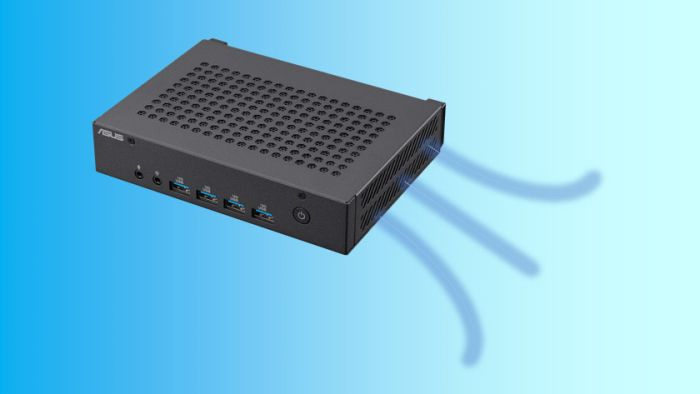 Комп'ютер персональний неттоп ASUS PN43-BBN100MD MFF, Intel N100, 1*SO-DIMM, M.2SSD, UMA, WiFi, без ОС