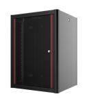 Шафа MIRSAN 19", 20U, WTN, 600x600 мм, максимально 100 кг, чорна