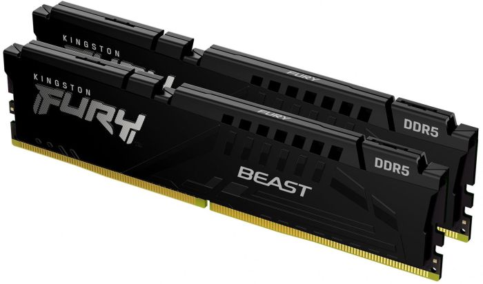 Память ПК Kingston DDR5 16GB KIT (8GBx2) 6000 FURY Beast Black EXPO