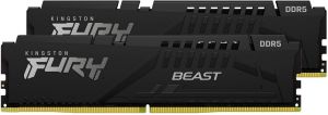Пам'ять ПК Kingston DDR5 16GB KIT (8GBx2) 6000 FURY Beast Black EXPO