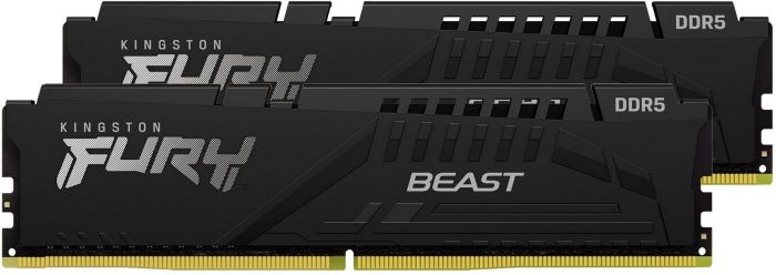 Память ПК Kingston DDR5 16GB KIT (8GBx2) 6000 FURY Beast Black EXPO