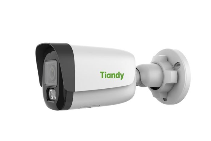 IP-камера Tiandy TC-C34WP (2.8 мм, с питанием): 4MP, Color Maker Bullet, 2.8 мм, f/1.0, LED до 15 м, DC 12В, PoE, IP67
