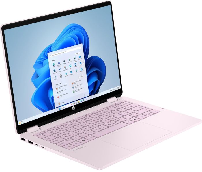 Ноутбук HP OmniBook 5 Flip x360 14" WUXGA IPS Touch, Intel 7-150U, 24GB, F1024GB, UMA, DOS, розовый